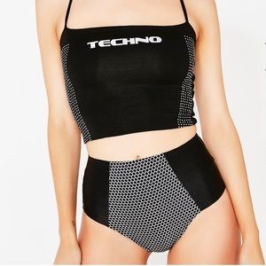 Reflexive high waist bottoms